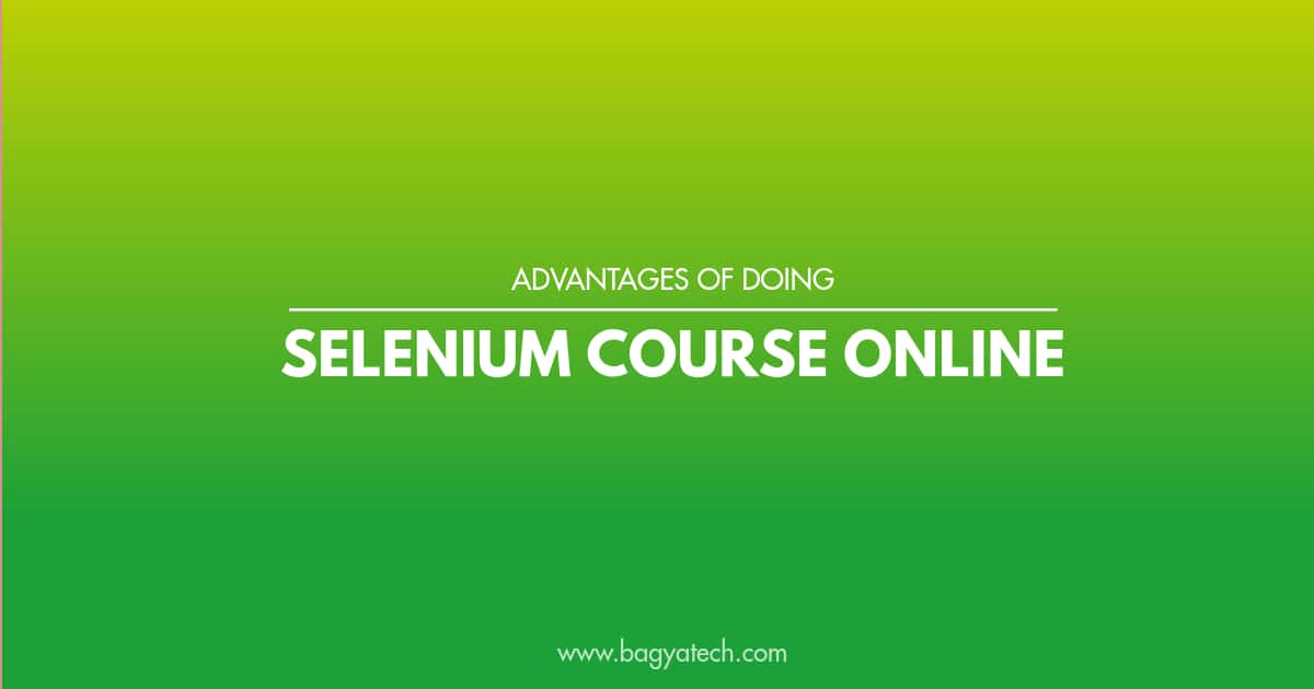 Selenium Course Online